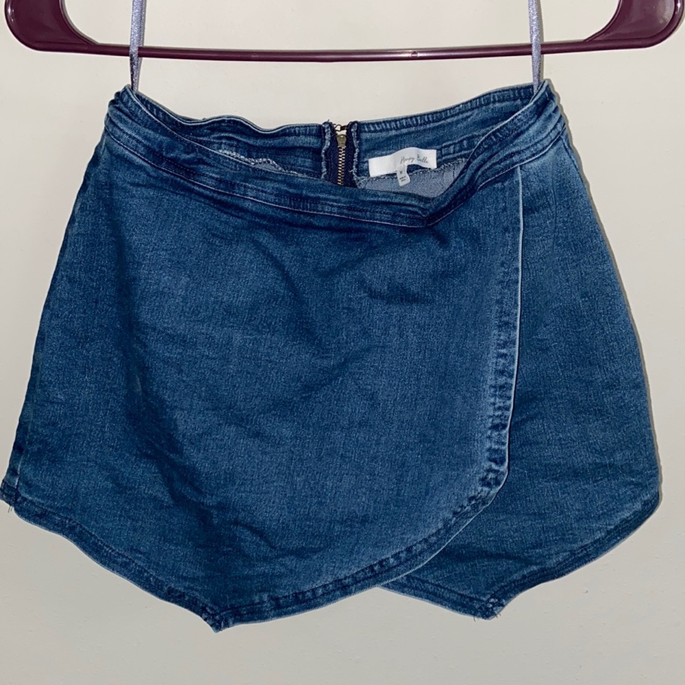 Skirt in front and shorts in the back